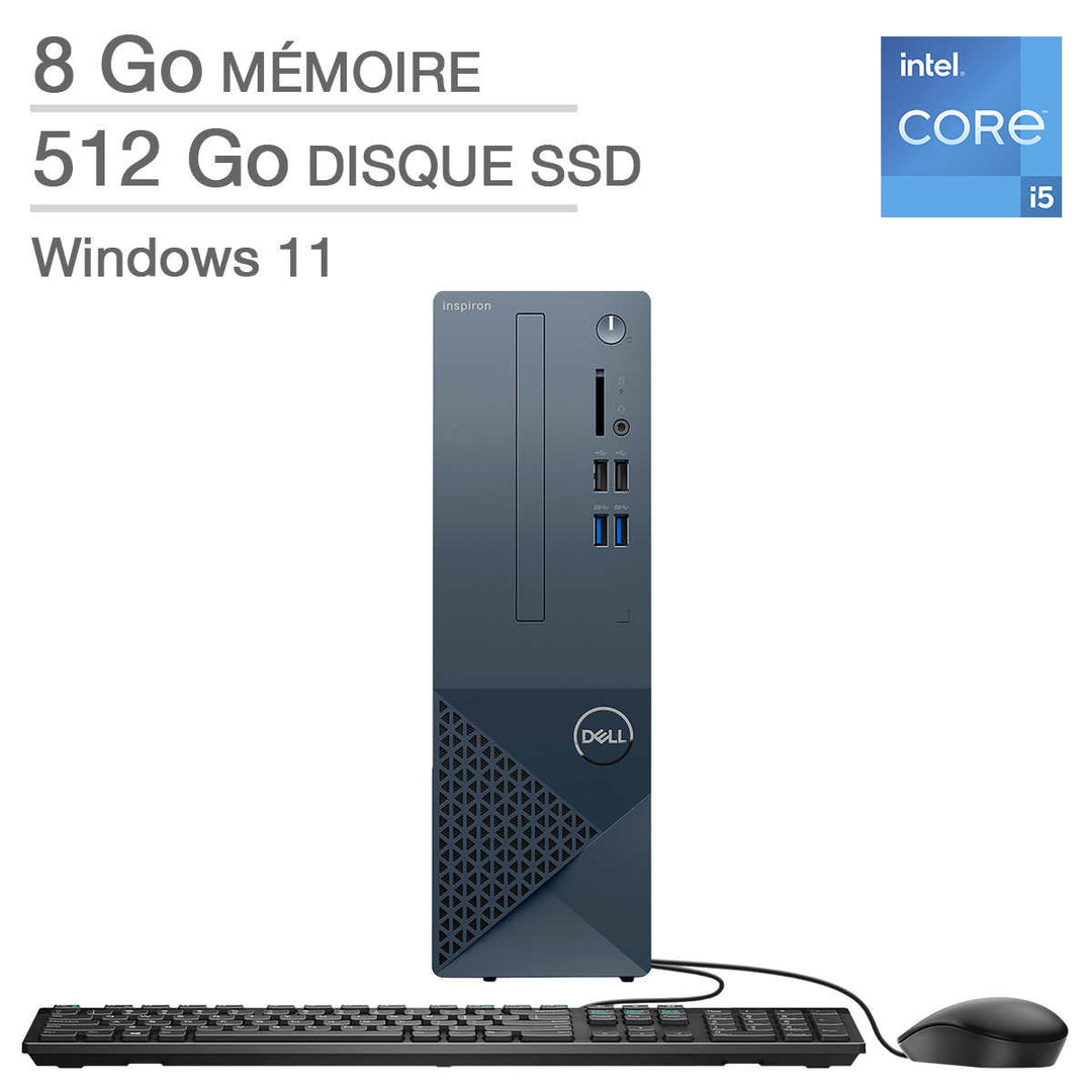 Dell – Petit ordinateur de bureau Inspiron, Intel Core i5-13400