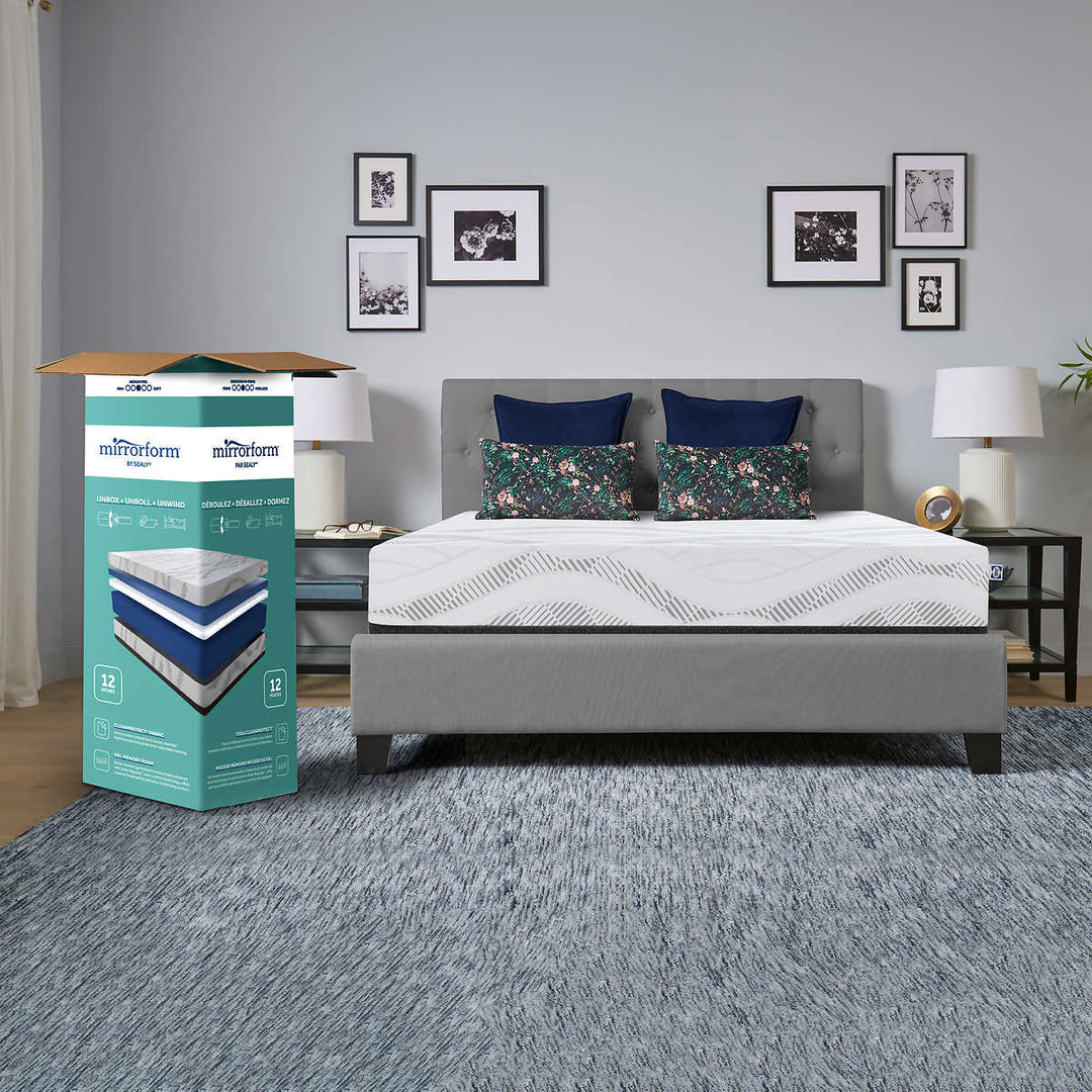 Sealy - Mirrorform Gel Memory Foam Mattress