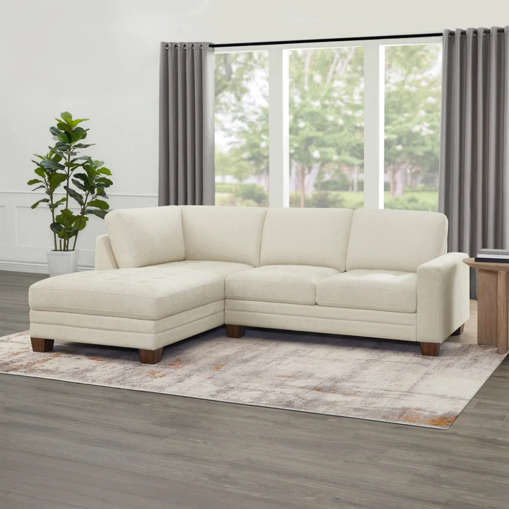 Thomasville – 2-Piece Fabric Sofa Chaise