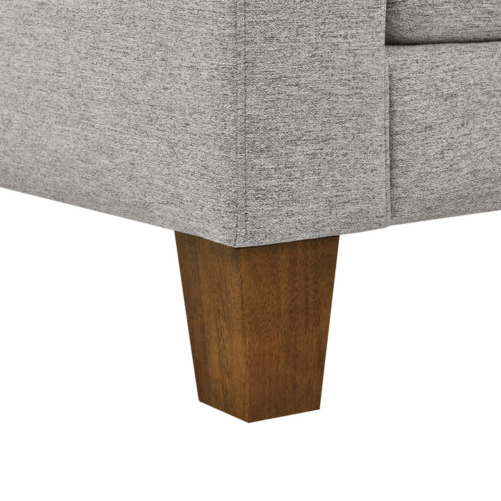 Thomasville - Canapé en tissu avec pouf