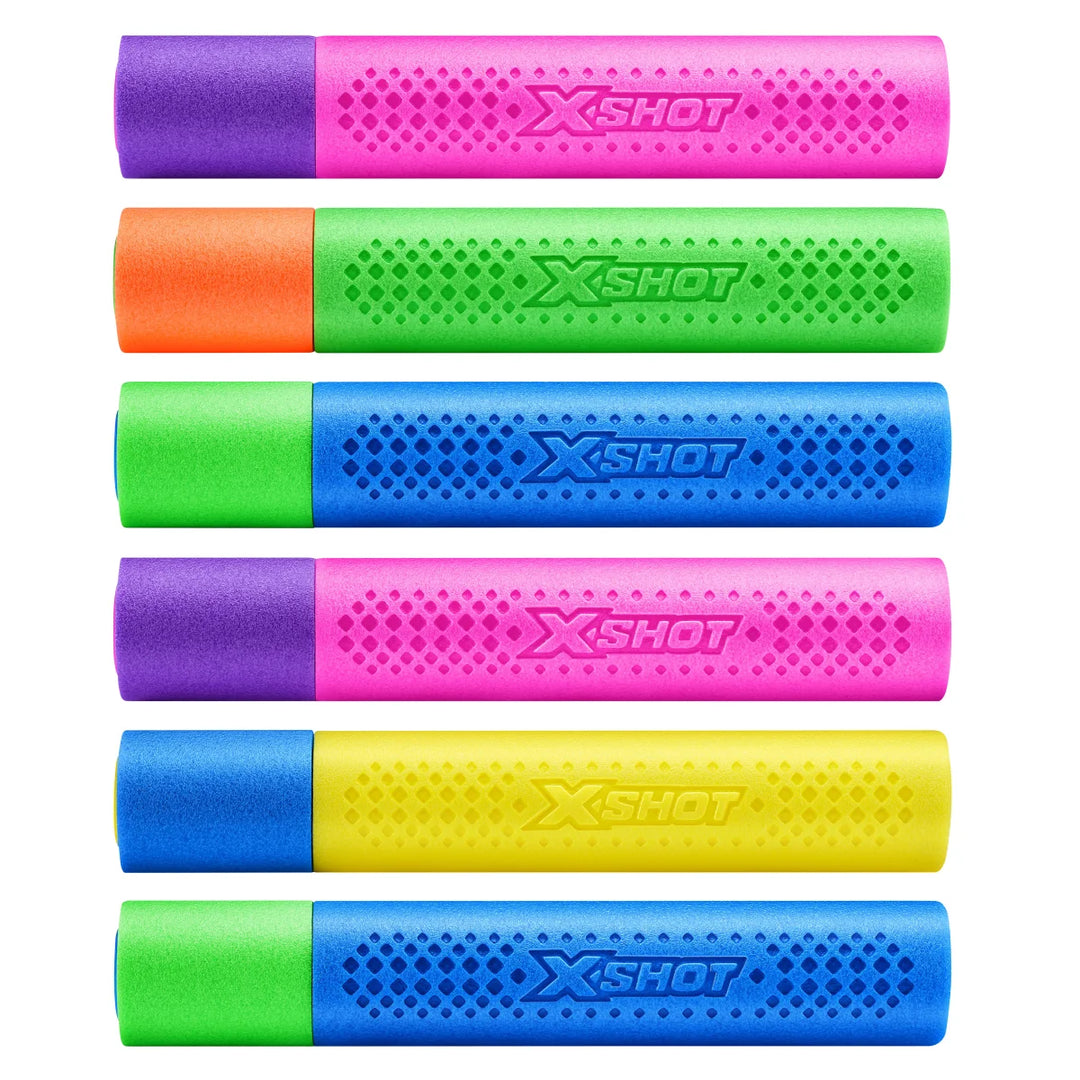 X-Shot - Foam Water Gun, Pack of 6