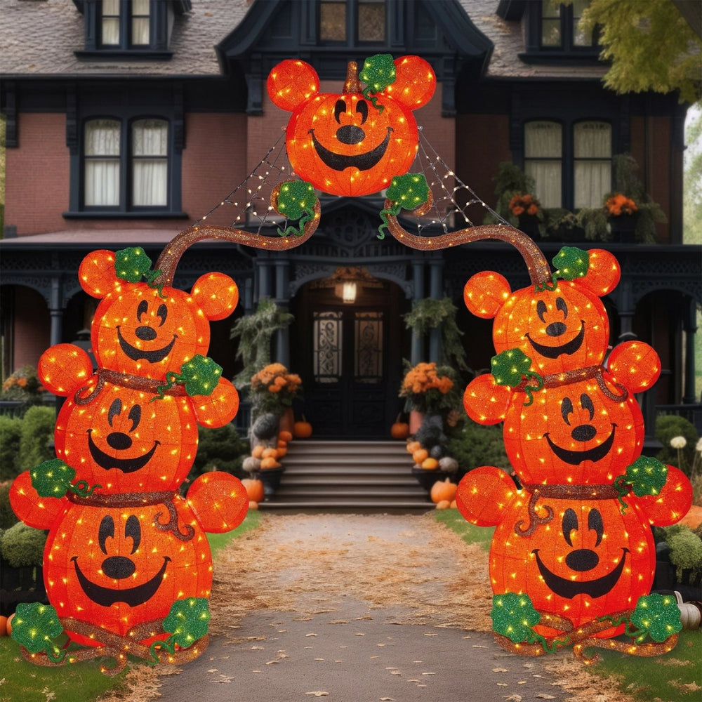 Disney - 2.74 m Halloween Arch with LED Lights