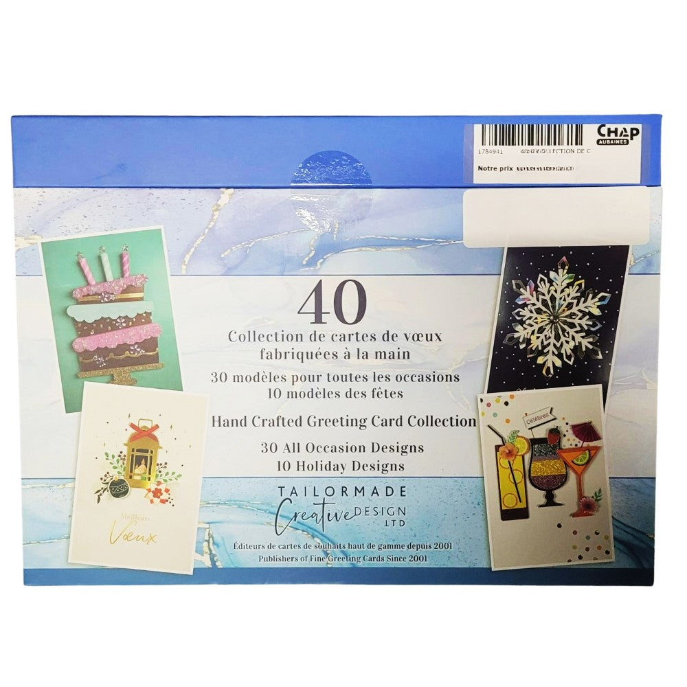 Creative Design Greeting Cards - 40-Pack
