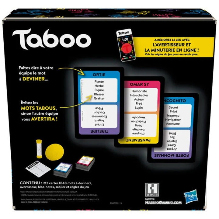 Hasbro Taboo - French Edition