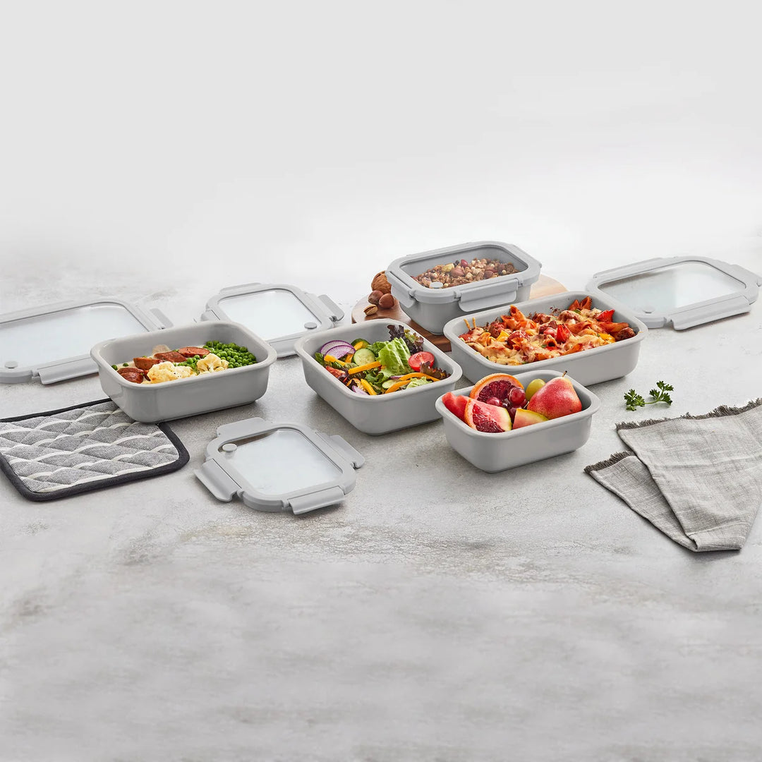 Safdie 10-Piece Ceramic Food Storage Container Set