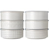 Signature Housewares 6-Piece Storage Bowl with Vented Lids Set