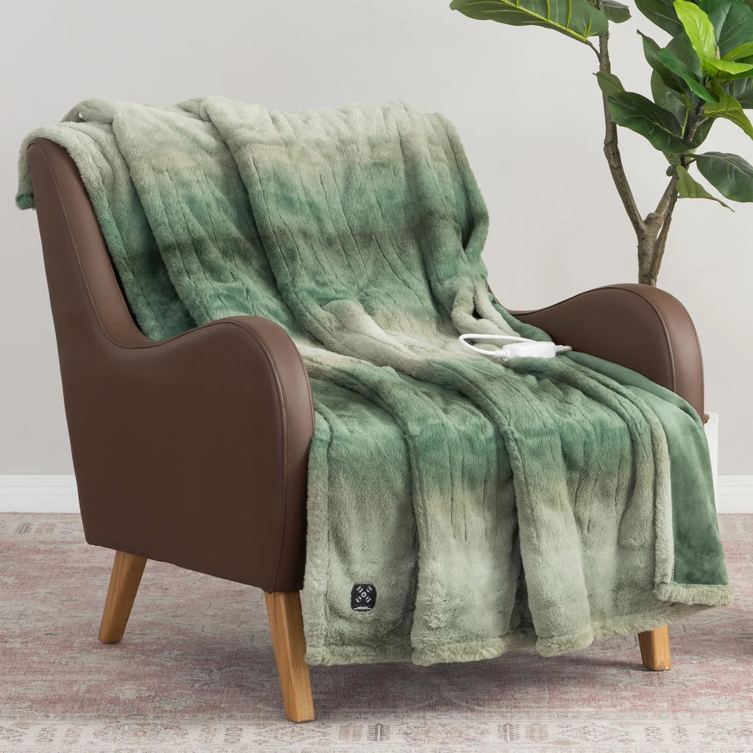 Berkshire Faux Fur Heated Throw