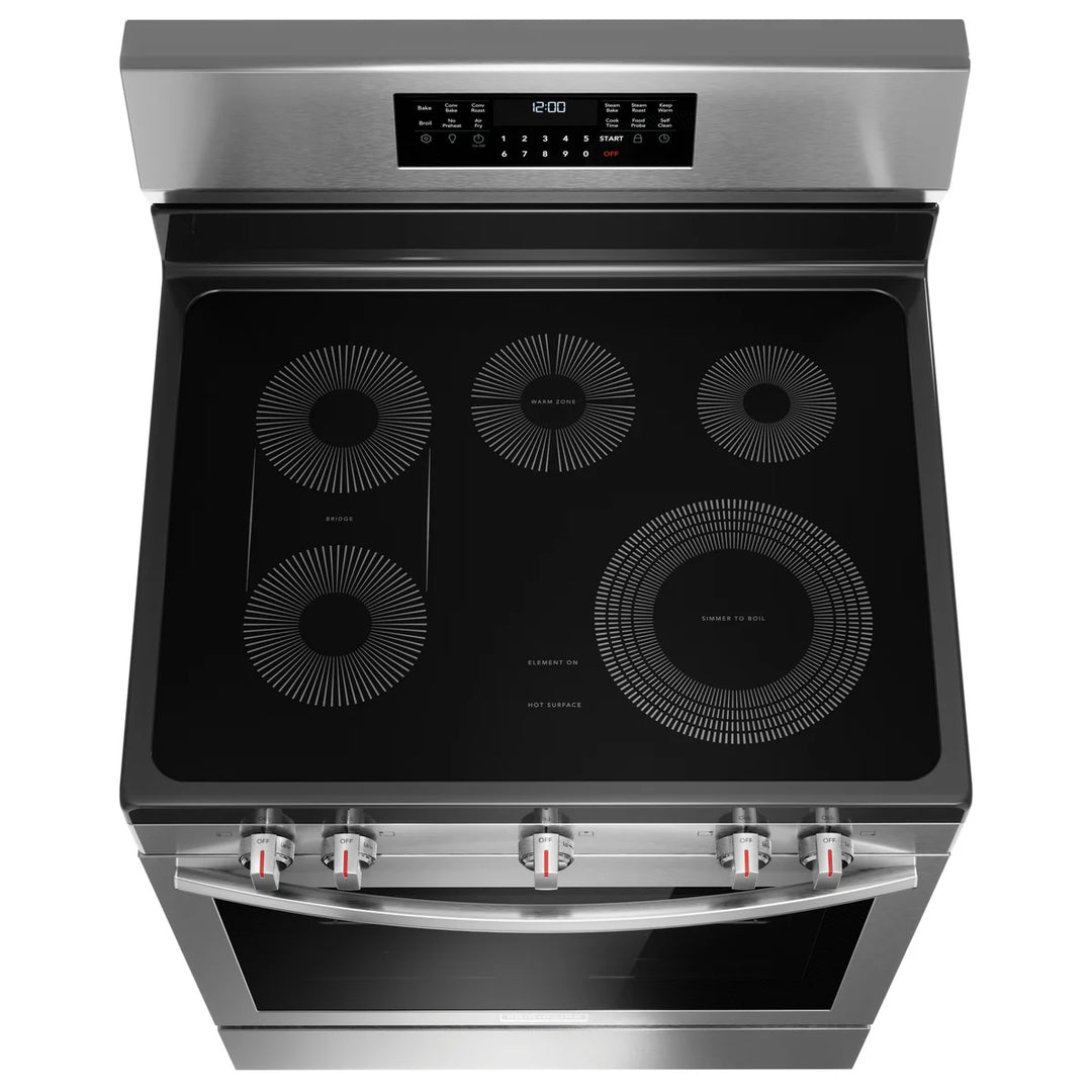 Frigidaire Gallery - Cuisinière électrique à 5 brûleurs de 30 po, 5,3 pi³