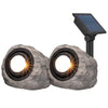 KODA - Stone-Look Solar LED Spotlights, Pack of 2