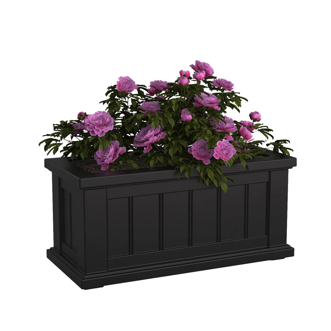 Cape Cod - Jardinière rectangulaire auto-arrosante de 24 po