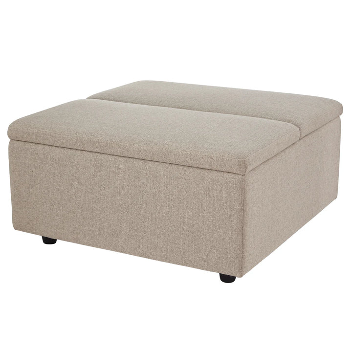 Aiden & Ivy - Pouf de rangement en tissu