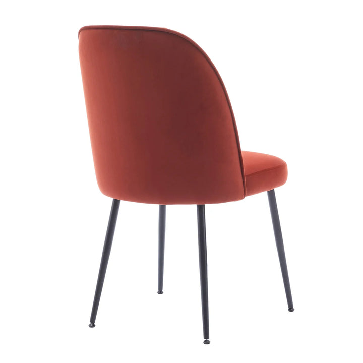Wulin - Ensemble de 2 chaises de salle à manger en tissu