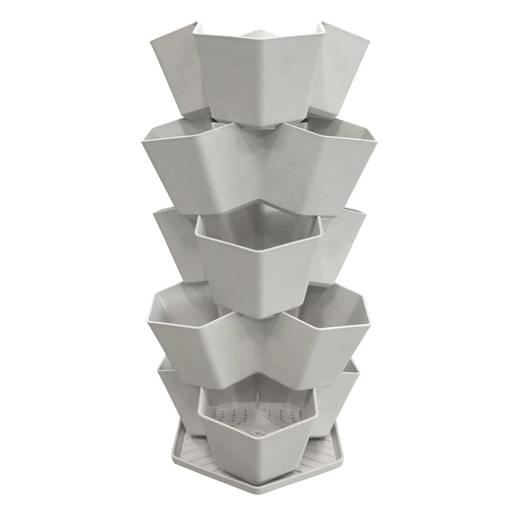 Multy Home - Jardinière empilable 5 niveaux, couleur