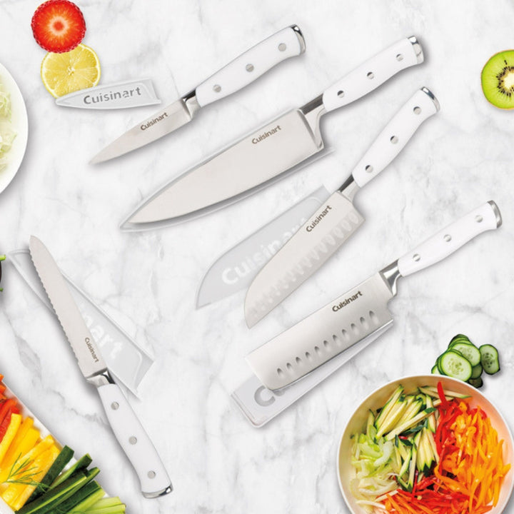 Cuisinart - Couteau à trois rivets en acier allemand, 5 pièces