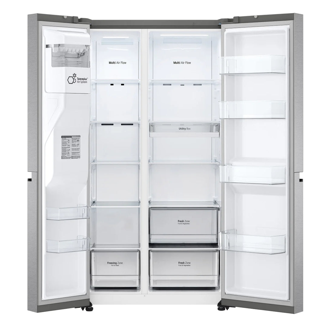 LG - Réfrigérateur côte à côte avec distributeur de glace et d'eau 36 po. 23 pi³