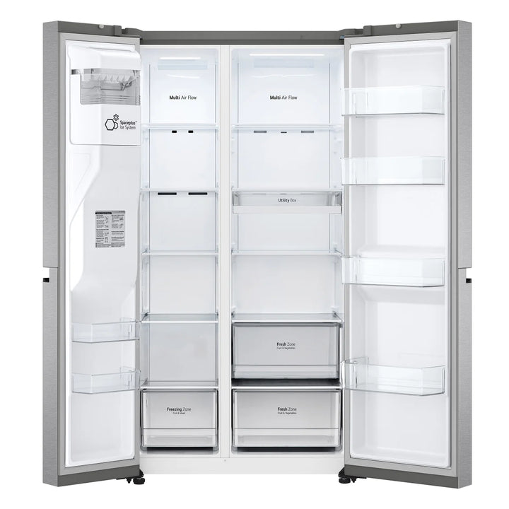 LG - Réfrigérateur côte à côte avec distributeur de glace et d'eau 36 po. 23 pi³