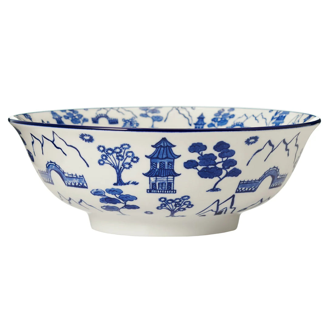 Maison Neuve - Bols en porcelaine avec baguettes, 8 pièces