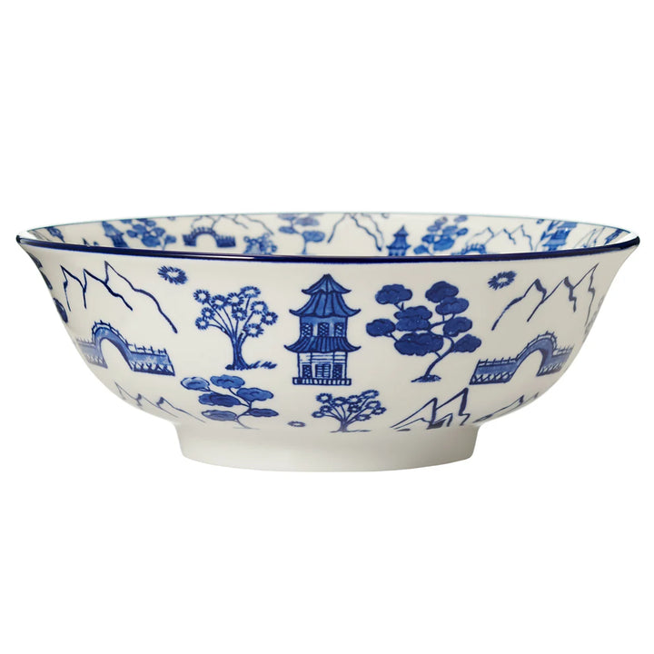 Maison Neuve - Bols en porcelaine avec baguettes, 8 pièces