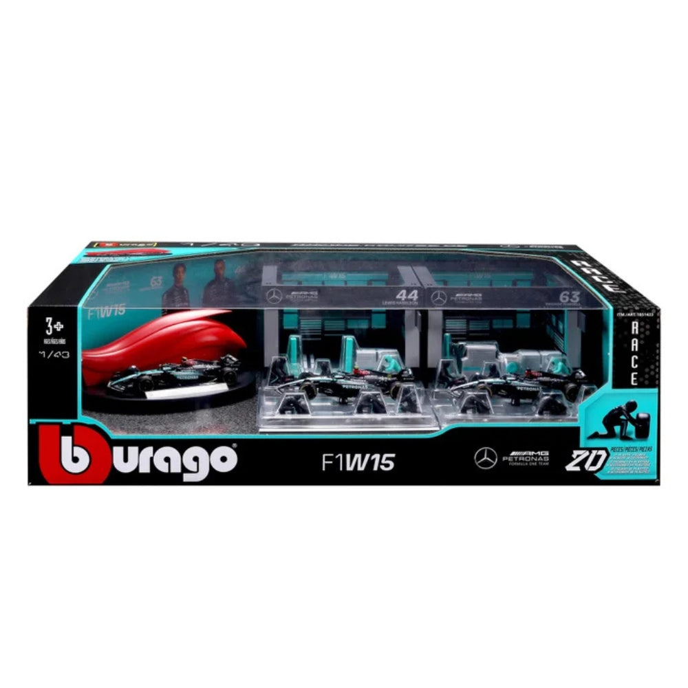 Burgo - Assortiments d'écuries de voiture de course Formule 1