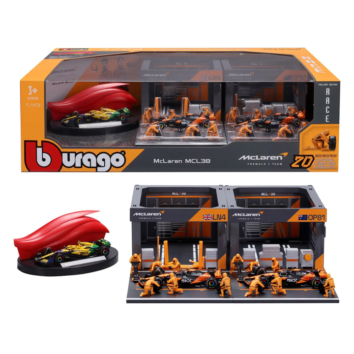 Burgo - Assortiments d'écuries de voiture de course Formule 1