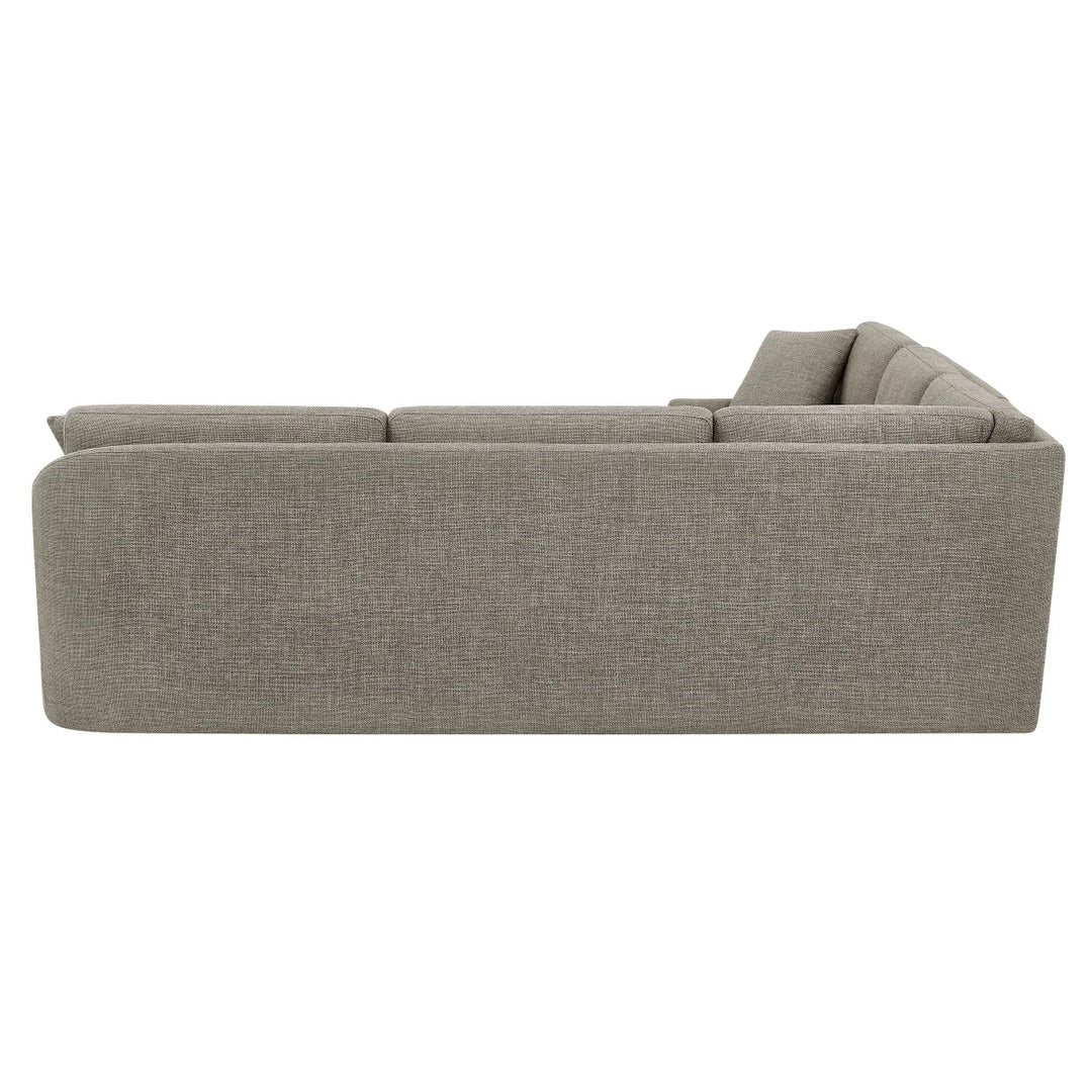 Thomasville - Canapé d'angle 3 pièces en tissu