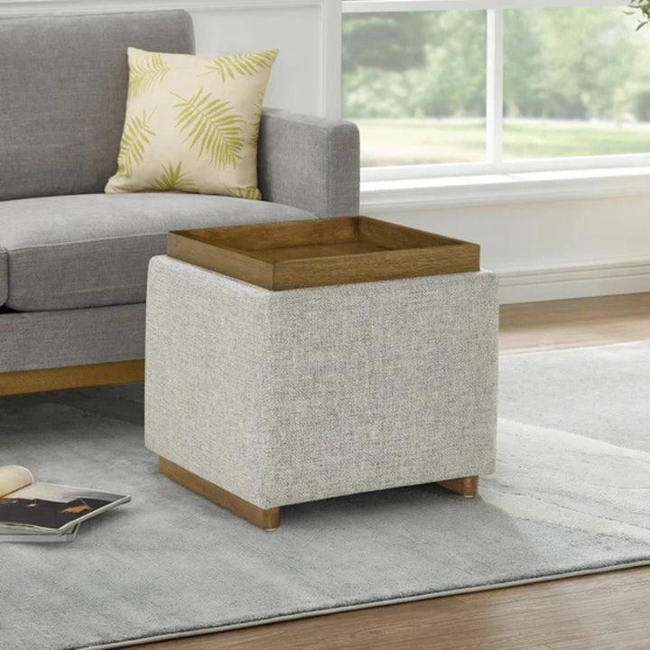 Thomasville - Fabric Storage Ottoman