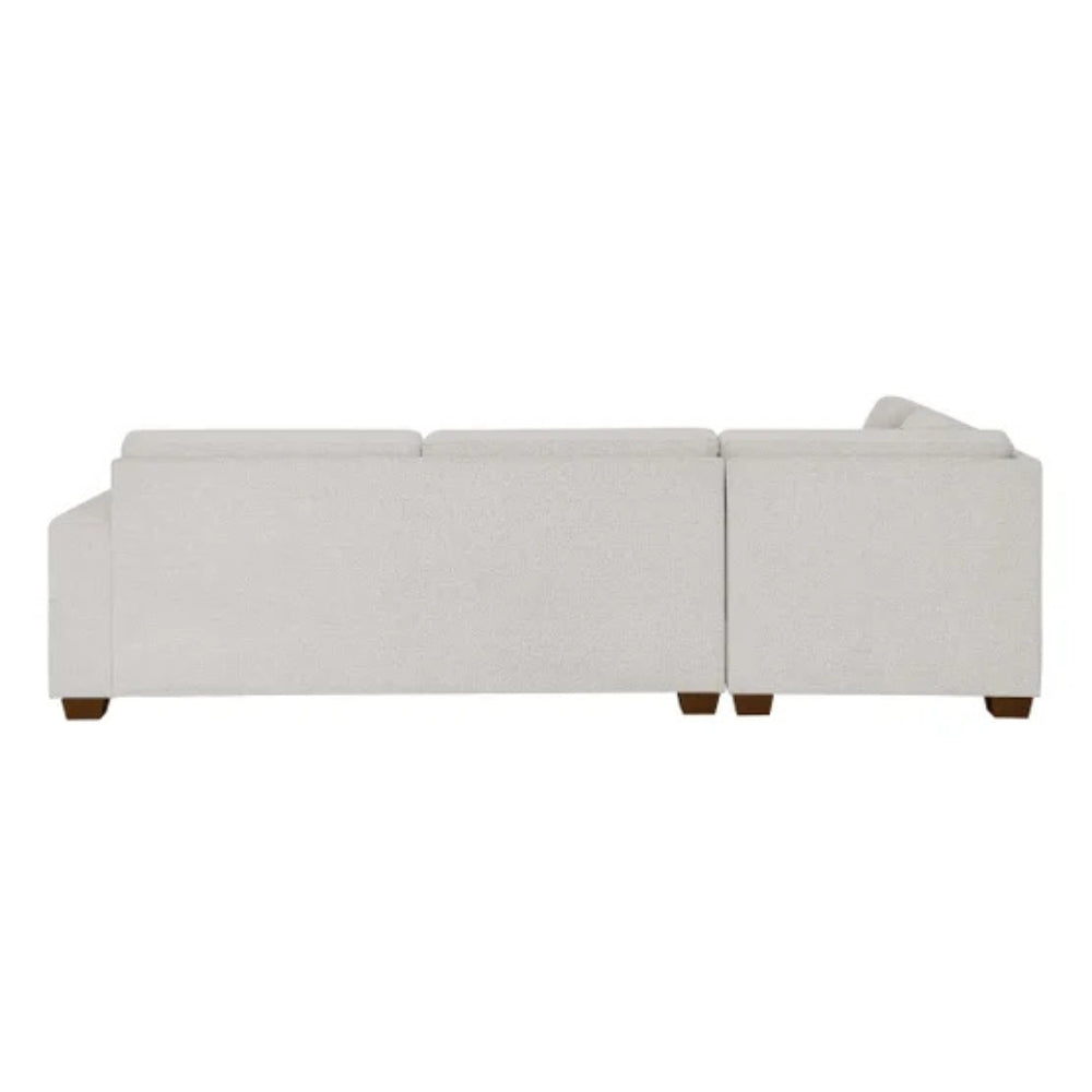 Thomasville Miles - 3-Piece Fabric Sectional with Storage Ottoman