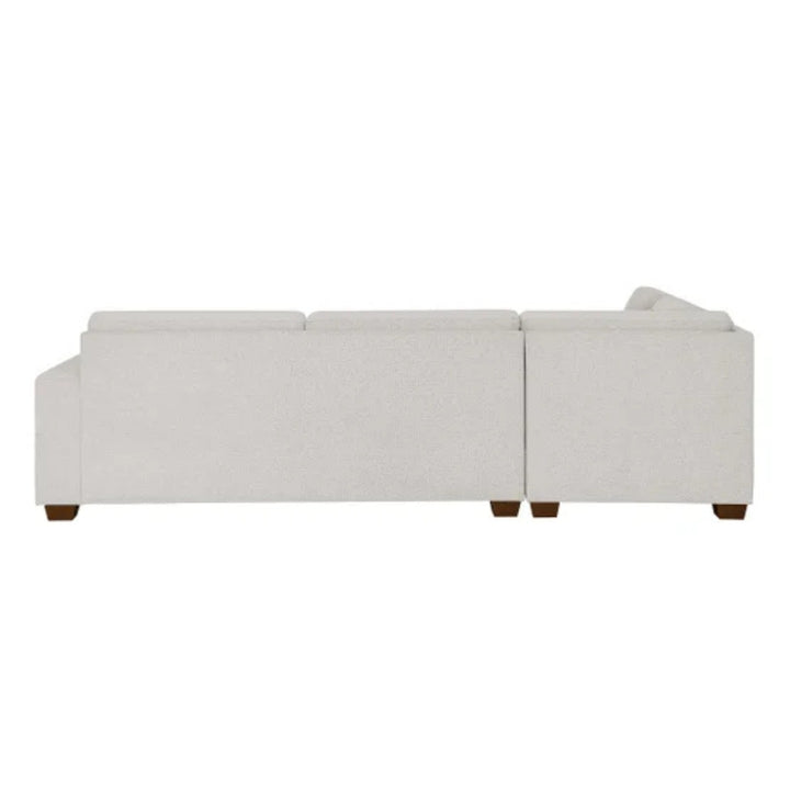 Thomasville Miles - 3-Piece Fabric Sectional with Storage Ottoman