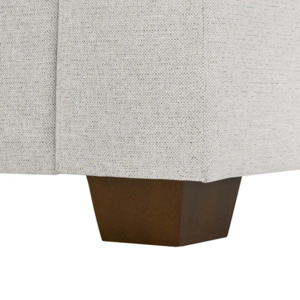 Thomasville Miles - 3-Piece Fabric Sectional with Storage Ottoman