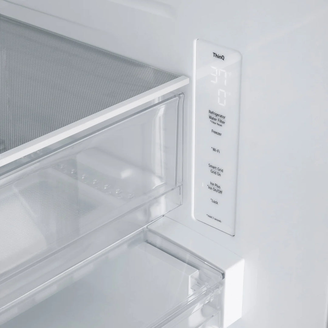 LG Bottom Freezer Refrigerator with Ice Maker