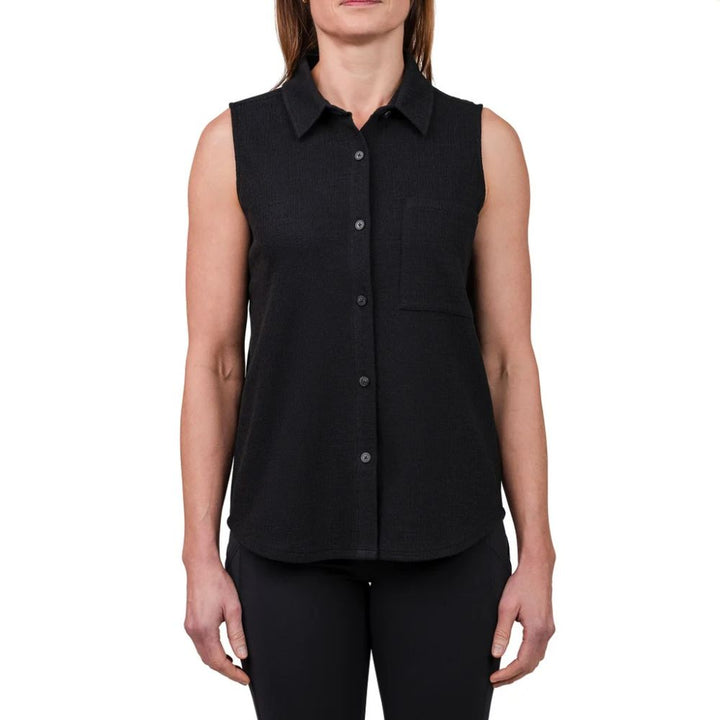 Kersh - Sleeveless Textured Blouse