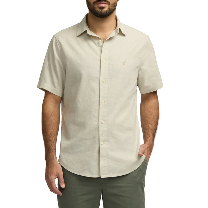 Nautica - Short Sleeve Linen Shirt