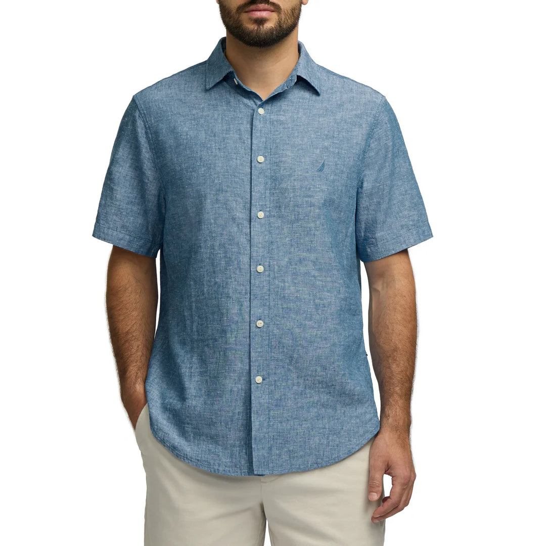 Nautica - Short Sleeve Linen Shirt