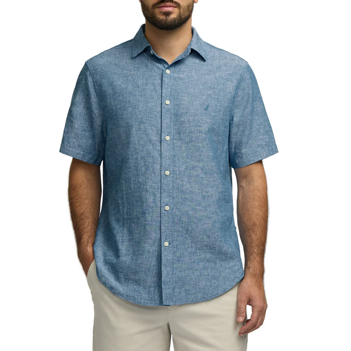 Nautica - Short Sleeve Linen Shirt