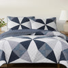 Pem America - Nautical Origami Patchwork Quilt Set, 3 Pieces