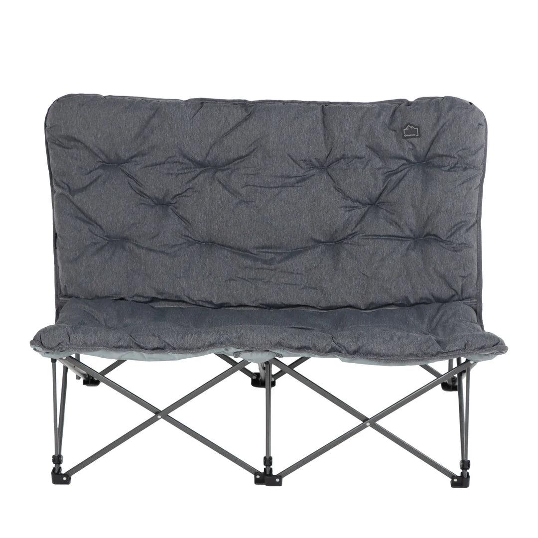 KingCamp - Chaise de camping double rembourrée surdimensionnée