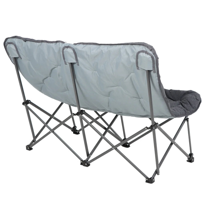 KingCamp - Chaise de camping double rembourrée surdimensionnée