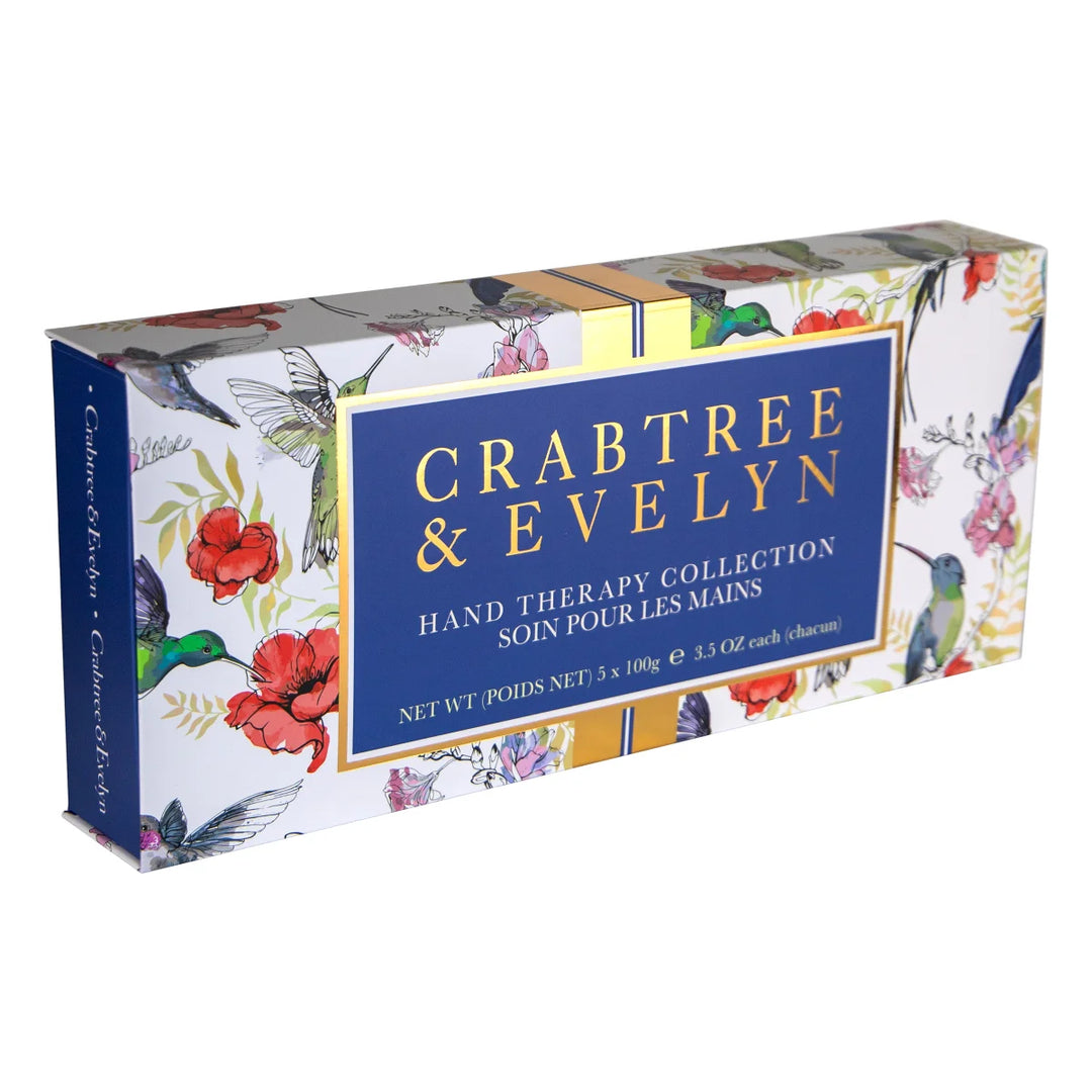 Crabtree et Evelyn - Coffret magnétique de thérapie des mains, 5 x 100 g