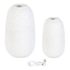 Evergreen - Porcelain LED Lantern, 2 pieces