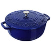 Staub La Cocotte Cast Iron Round French Oven Fleur-de-Lis