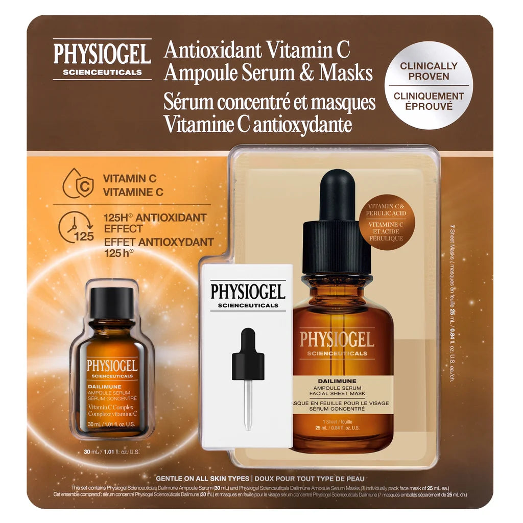 Physiogel Scienceuticals - Serum and Mask Set, 30 ml + 7 masks