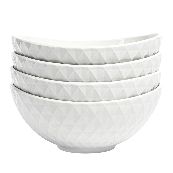 Over & Back 4-Piece Stoneware Serving Bowl Set