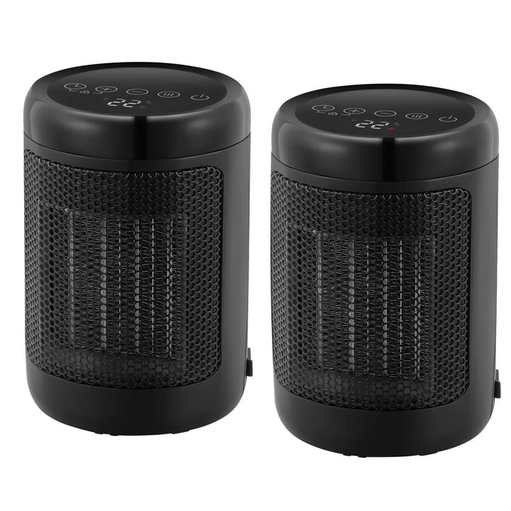OmniHeat Digital Ceramic Personal Heater - 2-Pack