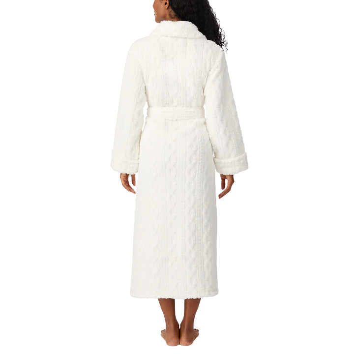 Room Service – Peignoir en jacquard torsadé
