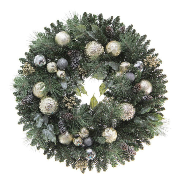 Couronne de Noël non illuminée 30 po