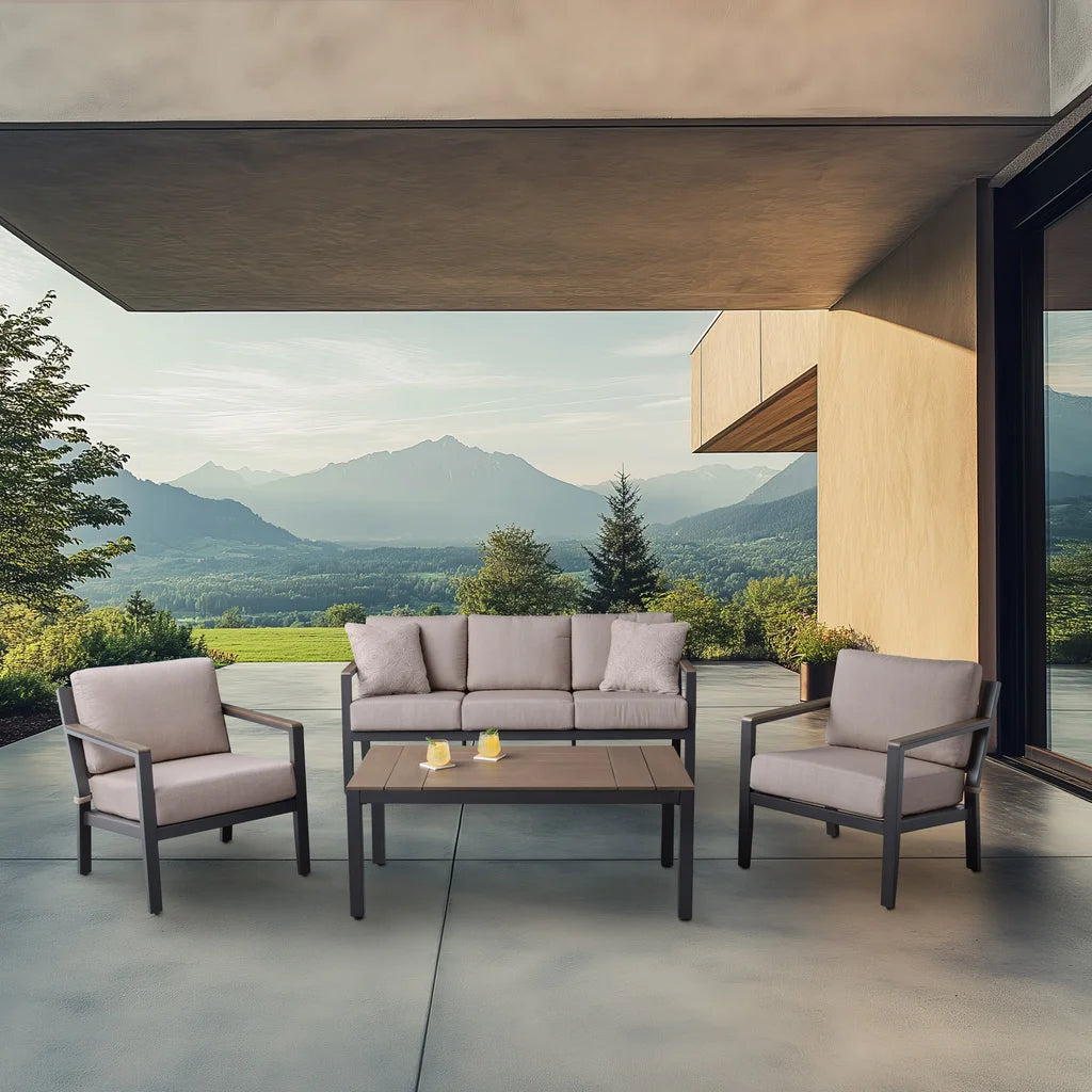 Stockholm - 4-Piece Patio Conversation Set