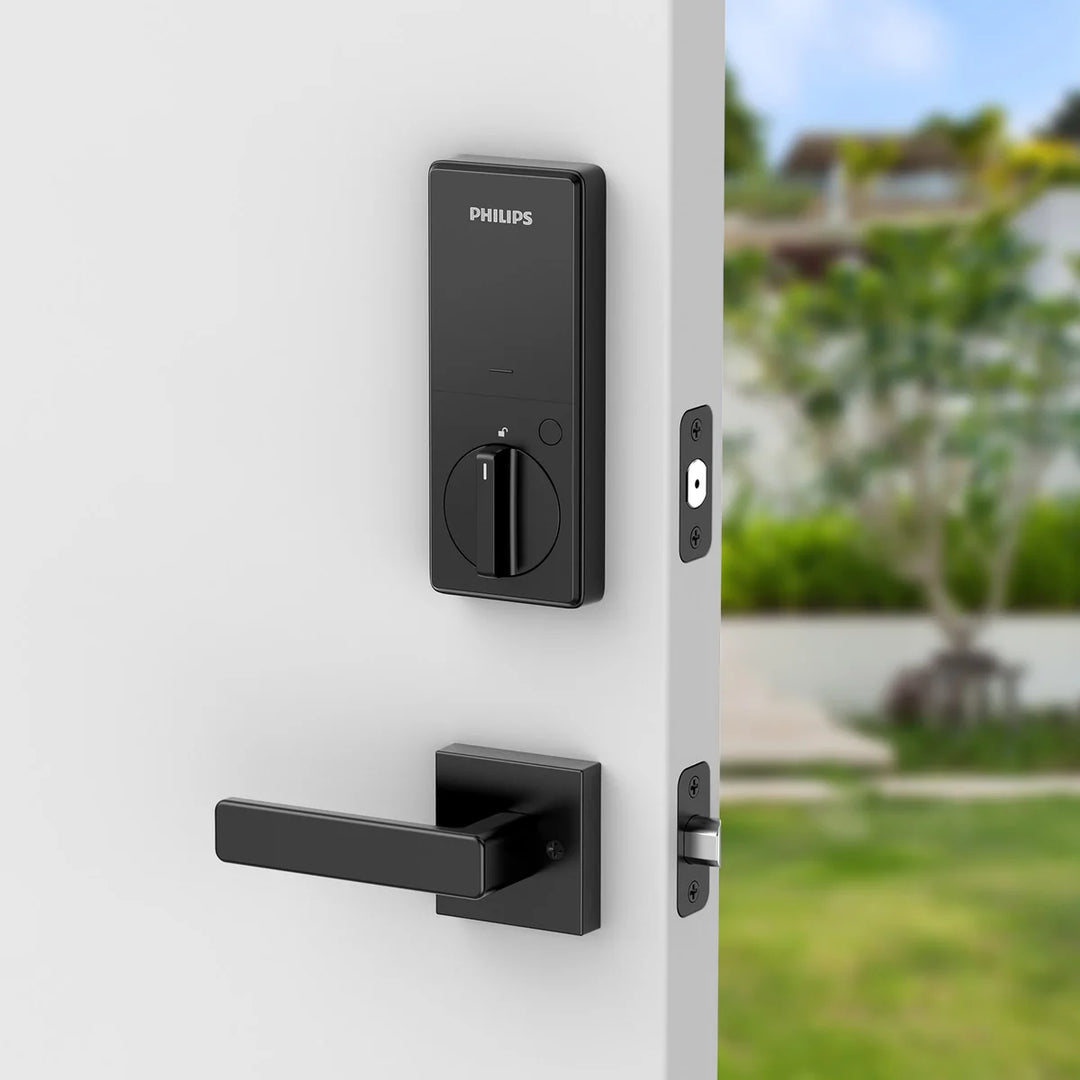 Philips - Series 1000 electronic lock with deadbolt and handle