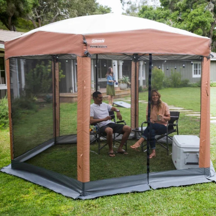 Coleman - Abri grillagé instantané de 3,7 x 3 m