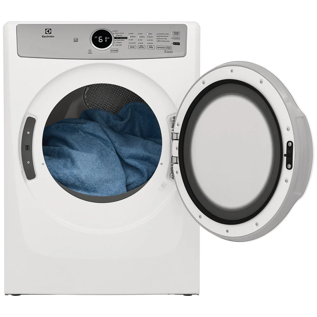 Electrolux Série 3 - Sécheuse à gaz blanche à chargement frontal de 27 po et 8 pi³