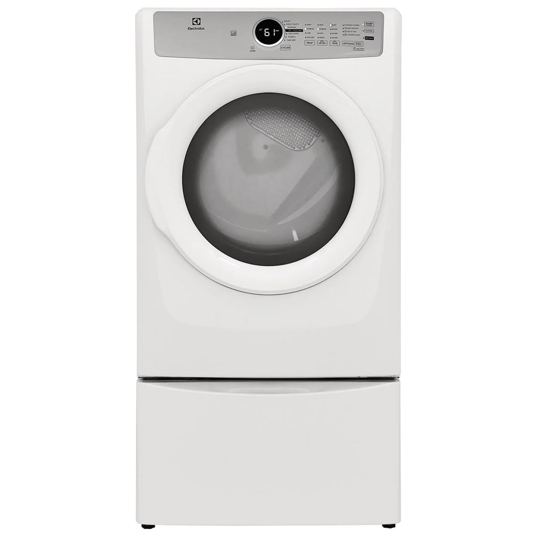 Electrolux Série 3 - Sécheuse à gaz blanche à chargement frontal de 27 po et 8 pi³
